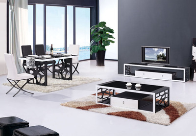 新款現(xiàn)代黑色長(zhǎng)方形電視柜 時(shí)尚與實(shí)用的完美結(jié)合