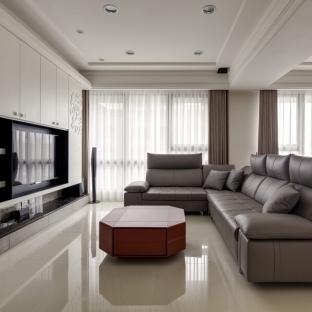 簡約小戶型客廳背景墻裝修效果圖與家具搭配指南